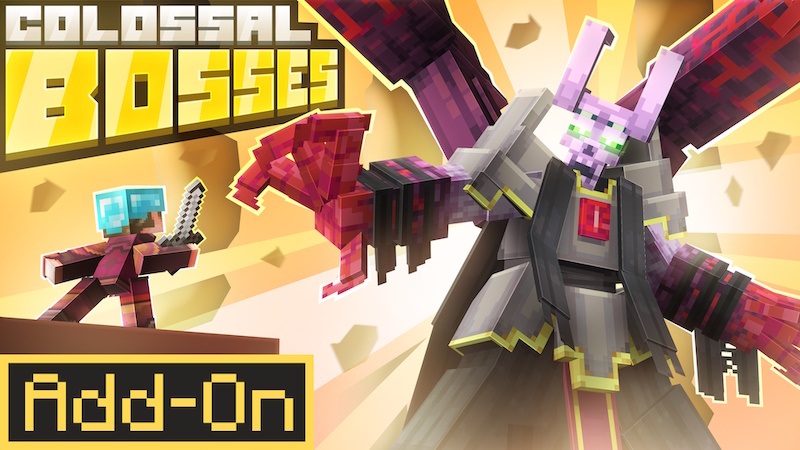 Colossal Bosses Add-on key art